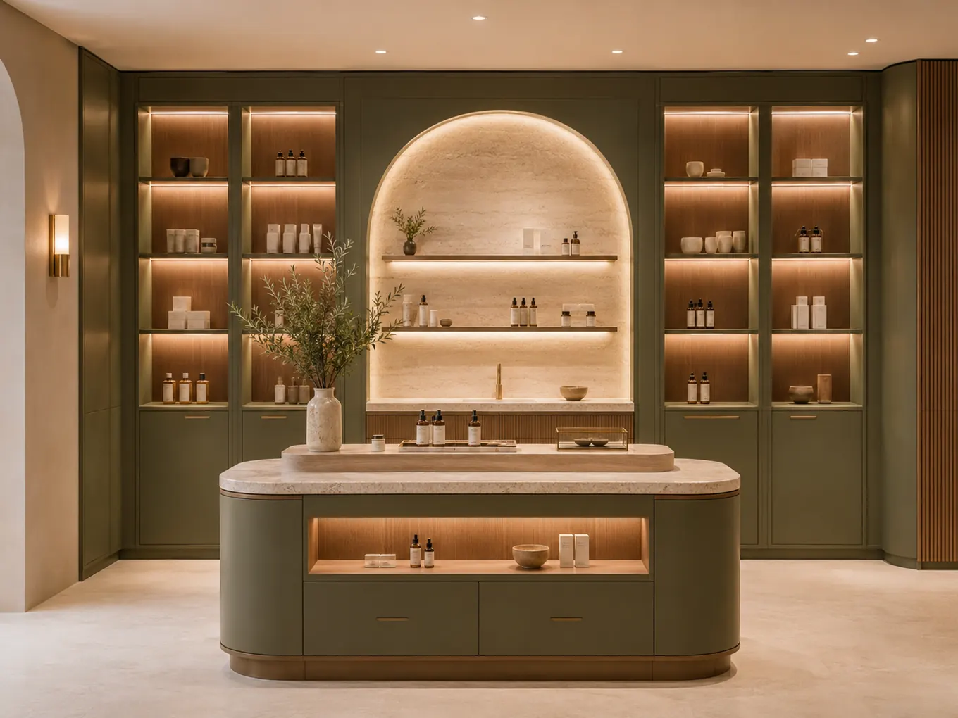 Sage arch spa reception fitout
