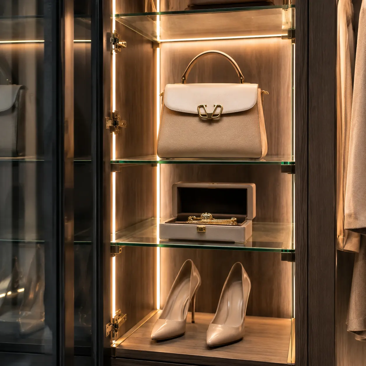 Glass Display Shelving